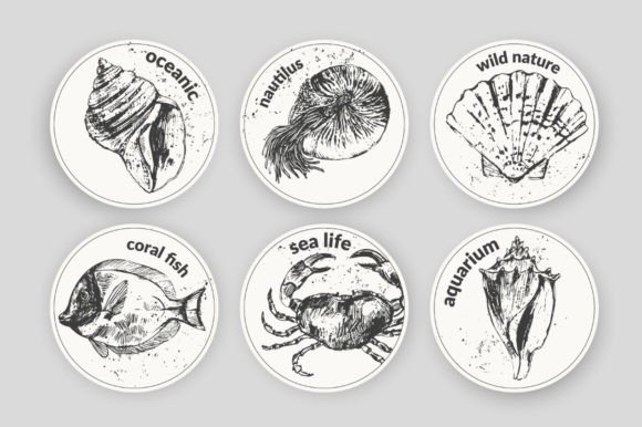 Download Sea Life Logo Set - Set Collection