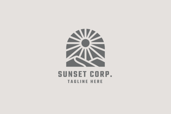 Download Sunset Corp. Pro Logo Templates - Set Collection