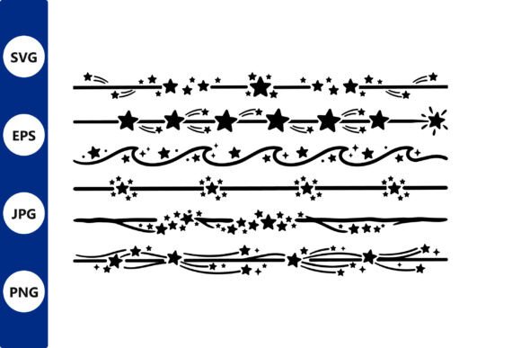 Download Star Border Pack Decorative Lines - Eco Collection
