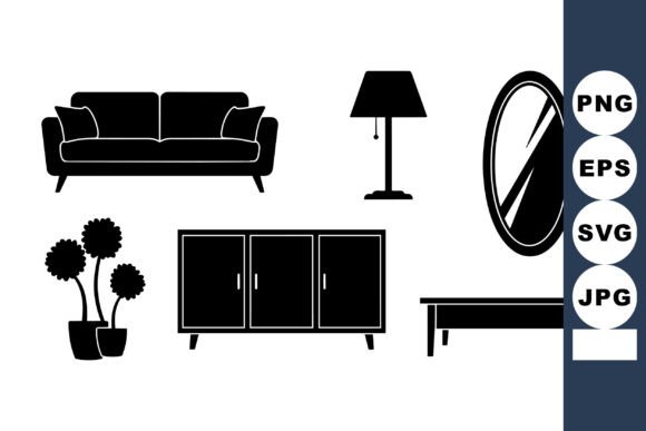 Download Minimalist Home Decor Icons Set - Set Collection