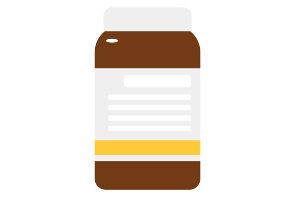 Download Drug Jar. Medical Glass Treatment Color - Treatment Collection