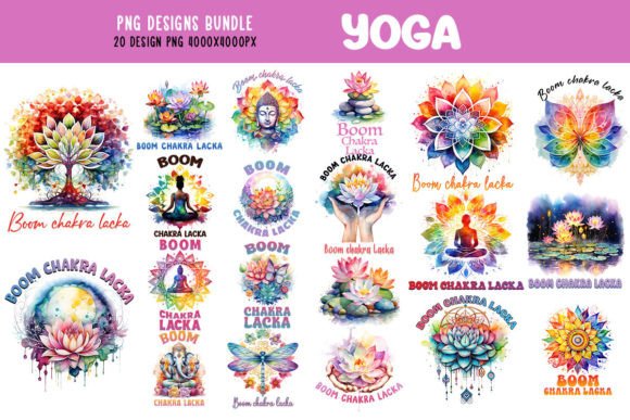 Download Yoga Zen Flower Boom Chakra Bundle - Zen Collection