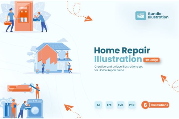 Download Home Repair Set Bundle Illustration - Set Collection