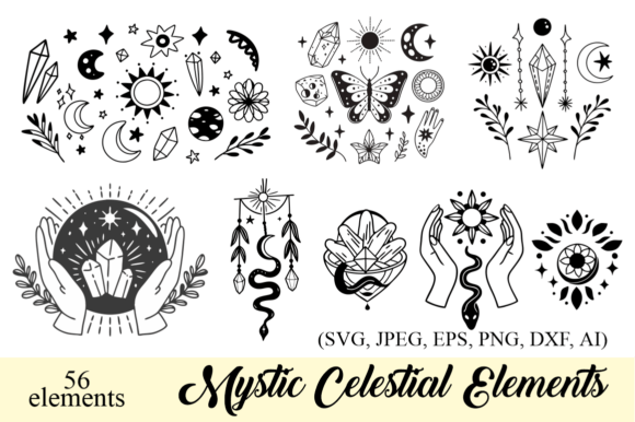 Download 56 Mystic Celestial Elements MEGA Set - Element Collection