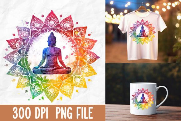 Download Retro Zen Lotus Flower Buddha Meditate - Zen Collection