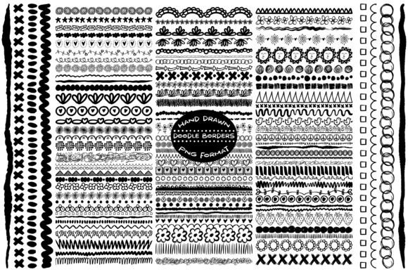 Download Decorative Doodle Borders and Dividers - Eco Collection